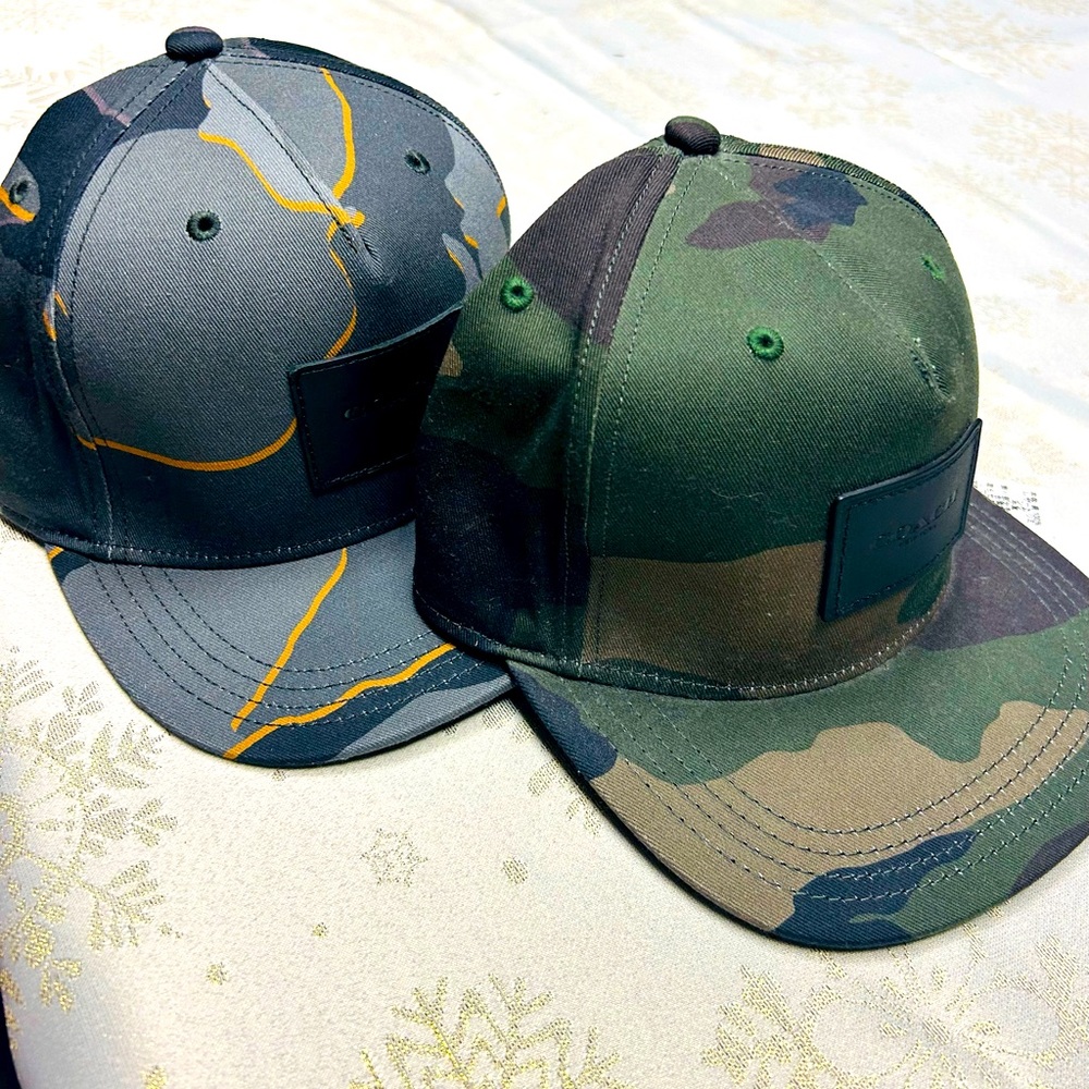 Pair of Men’s Coach Brim Hats